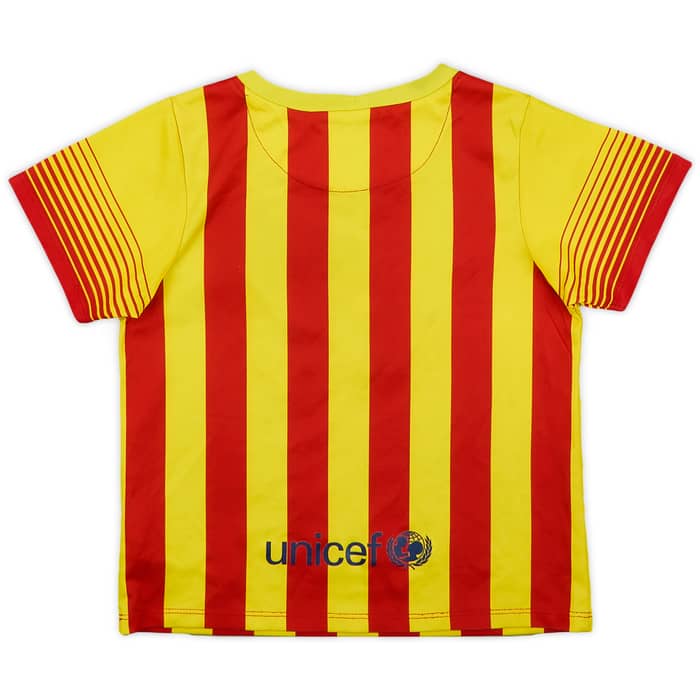 2013-15 Barcelona Away Shirt - 7/10 - (3-4 Years)