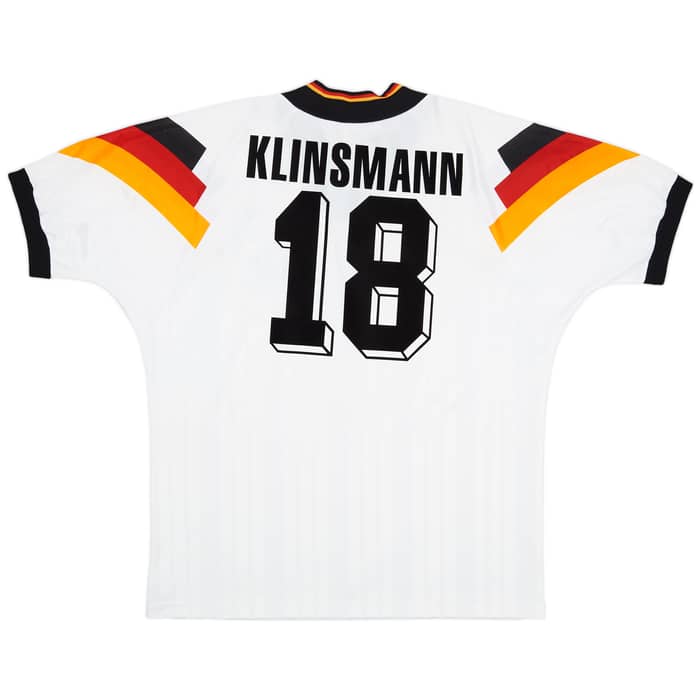 1992-94 Germany Home Shirt Klinsmann #18 - 7/10 - (XL)