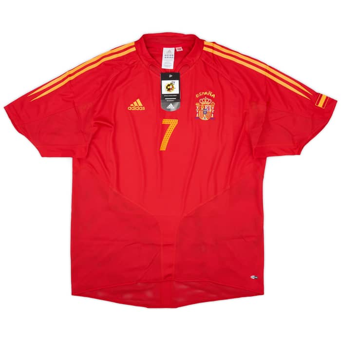 2004-06 Spain Home Shirt Raul #7 (XL)