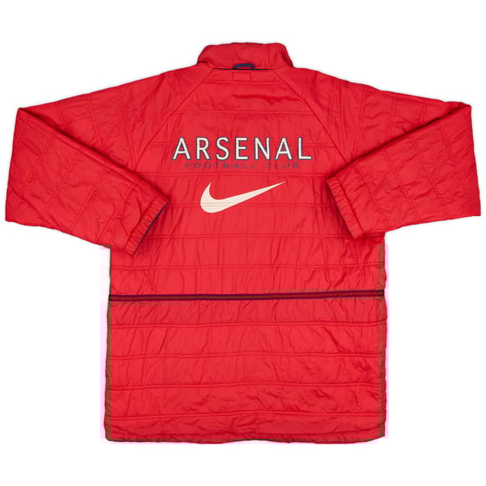 1998-99 Arsenal Nike Reversible Padded Bench Coat - 6/10 - (XL)