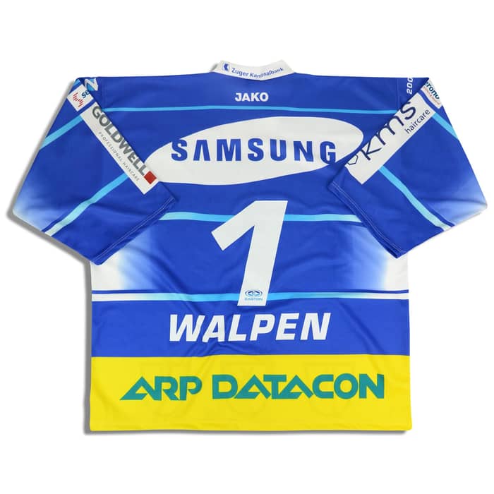 2005-06 EV Zug Walpen #1 TFS Jersey (Home) XL