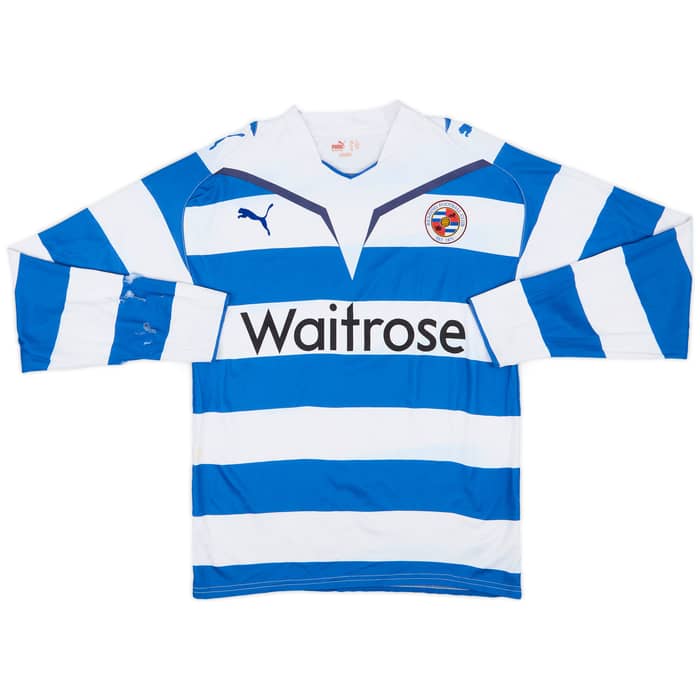 2009-10 Reading Home L/S Shirt - 3/10 - (S)