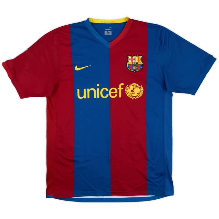 2006-07 Barcelona Home Shirt Messi #19