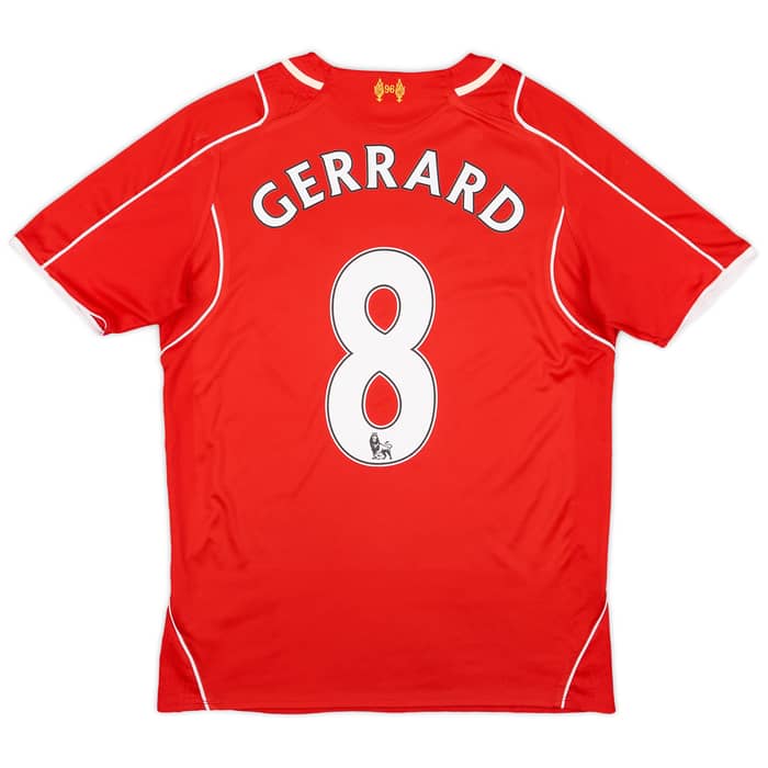 2014-15 Liverpool Home Shirt Gerrard #8 - 5/10 - (S)
