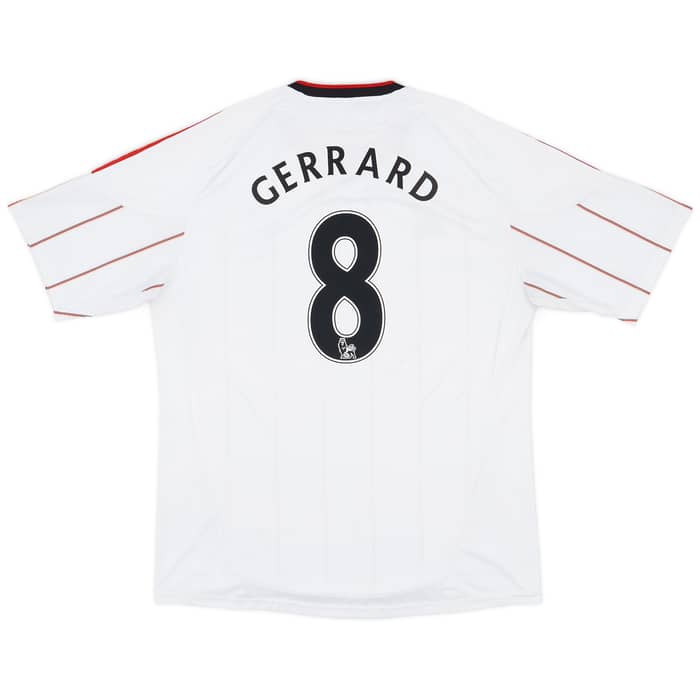 2010-11 Liverpool Away Shirt Gerrard #8 - 6/10 - (XL)