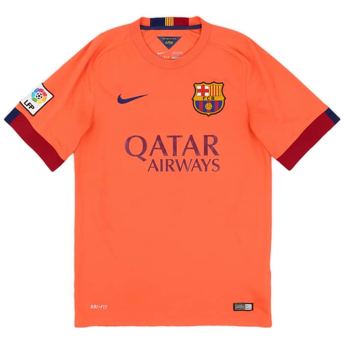 2014-15 Barcelona Away Shirt Messi #10 - 7/10 - (S)