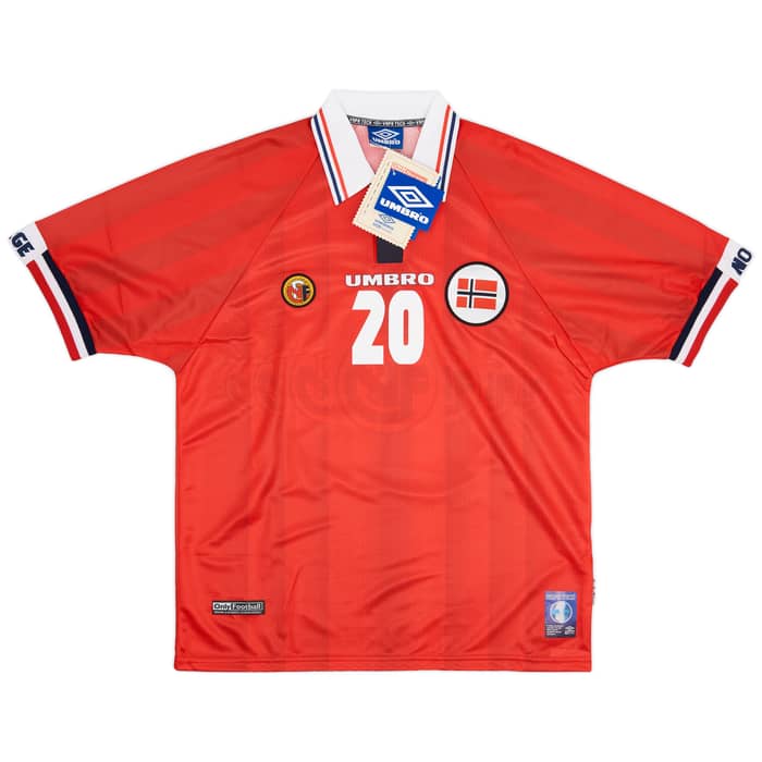 1998-00 Norway Home Shirt Solskjaer #20 (L)