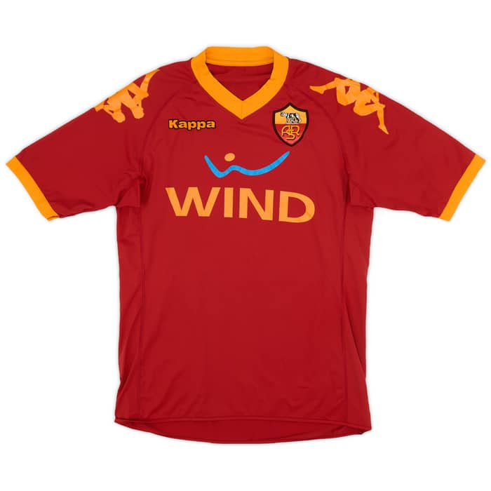 2009-10 Roma Home Shirt Totti #10 - 7/10 - (S)