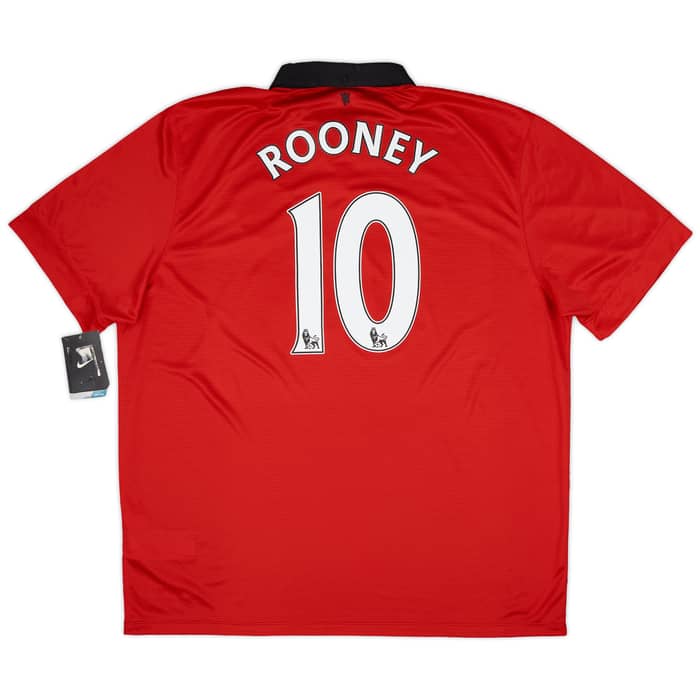 2013-14 Manchester United Home Shirt Rooney #10 (XXL)