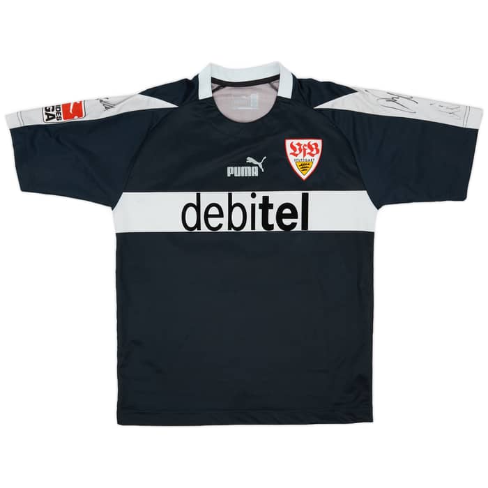 2002-03 Stuttgart Match Issue Signed Away Shirt Tiffert #13
