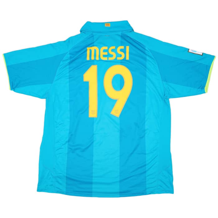 2007-09 Barcelona Away Shirt Messi #19 - 6/10 - (XXL)
