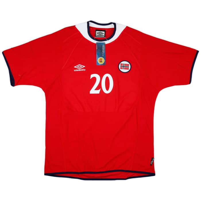 2000-02 Norway Home Shirt Solskjaer #20 (L)