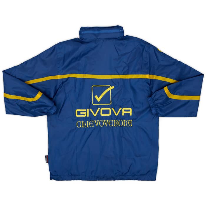 2018-19 Chievo Verona Givova Hooded Rain Jacket - 9/10 - (M)