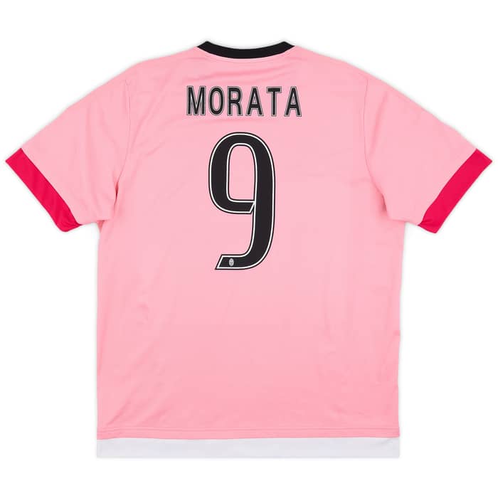 2015-16 Juventus Away Shirt Morata #9 - 7/10 - (XL)