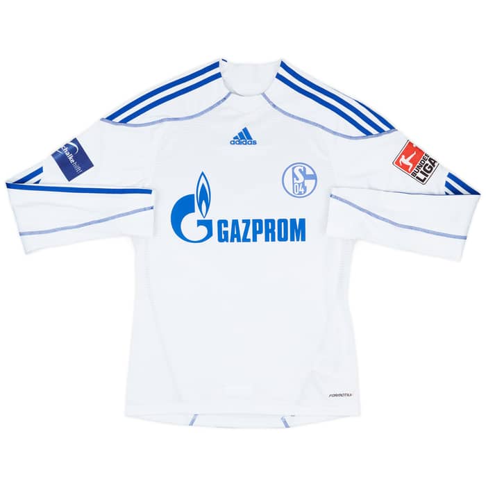 2010-11 Schalke Player Issue Third L/S Shirt Raul #7 - 8/10 - (S)