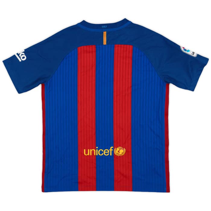 2016-17 Barcelona Home Shirt - 9/10 - (XL.Boys)