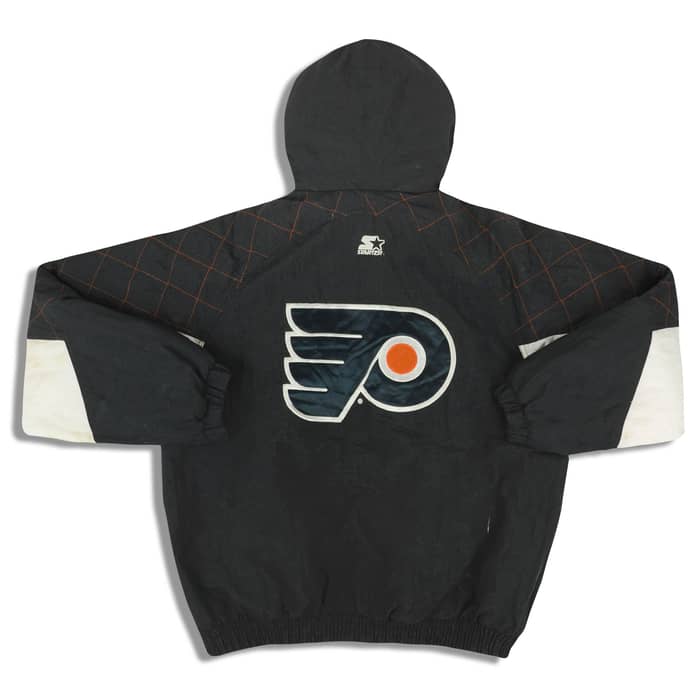 1990s Philadelphia Flyers Starter Rain Coat L
