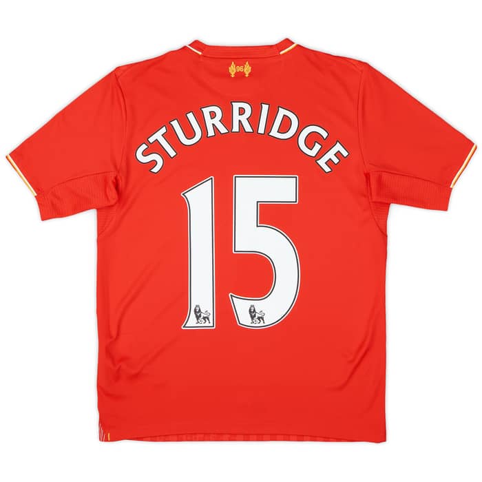2015-16 Liverpool Home Shirt Sturridge #15 - 9/10 - (M.Boys)