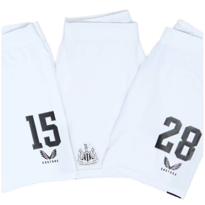 2023-24 Newcastle Player Issue Away Shorts # - 3/10