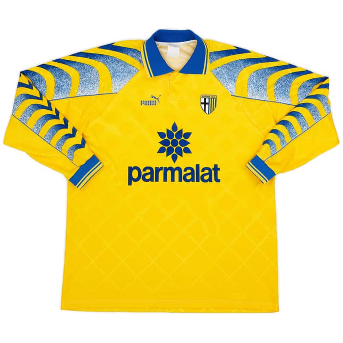 1995-96 Parma Third L/S Shirt Zola #10 - 8/10 - (XXL)