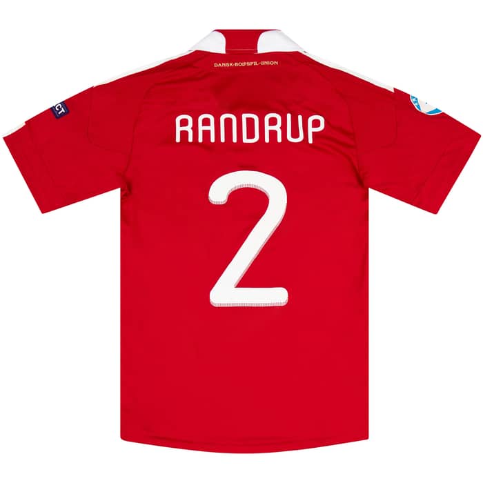 2011 Denmark U-21 Match Issue European Championship Signed Home Shirt Randrup #2