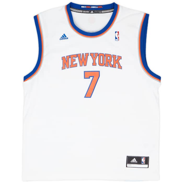 2012-14 New York Knicks Anthony #7 adidas Home Jersey - 6/10 - (L)