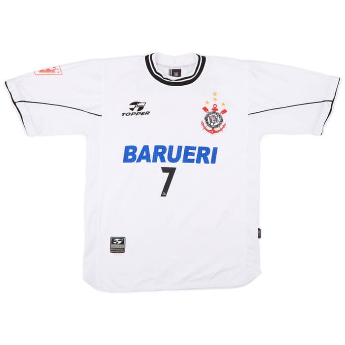 2000-01 Corinthians Futsal Home Shirt Douglinhas #7 - 6/10 - (L)