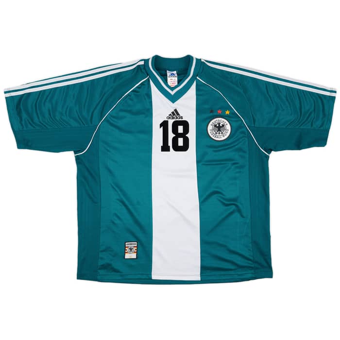 1998-00 Germany Away Shirt Klinsmann #18 - 8/10 - (XL)