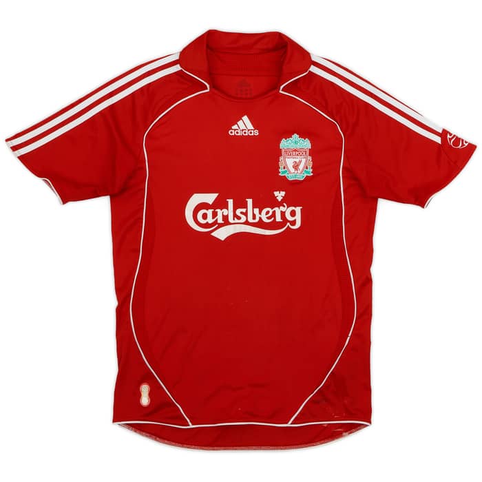 2006-08 Liverpool Home Shirt Alonso #14 - 6/10 - (S)