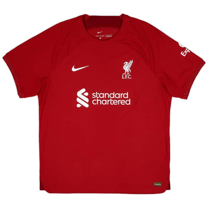 2022-23 Liverpool Authentic Home Shirt M.Salah #11 - 10/10 - (XL)
