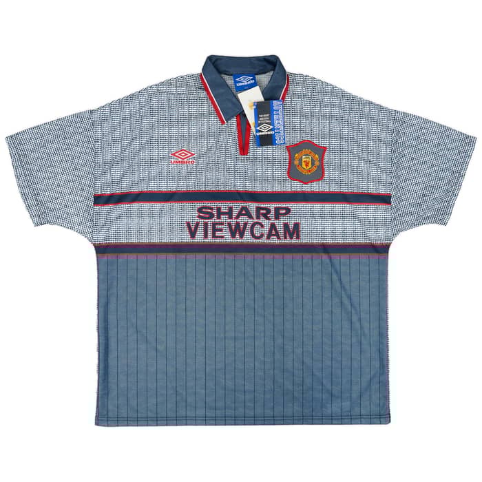 1995-96 Manchester United Away Shirt Beckham #24 (XXL)