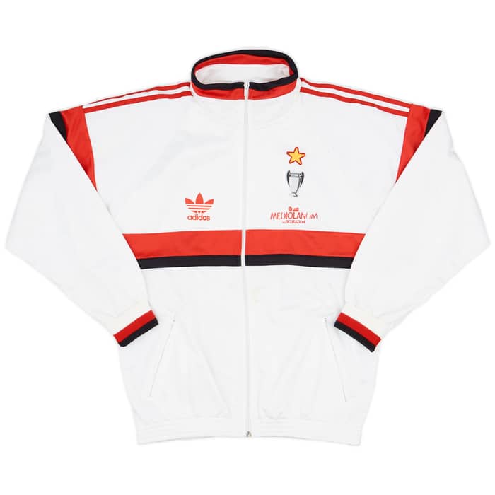 1990-92 AC Milan adidas Track Jacket - 6/10 - (L)