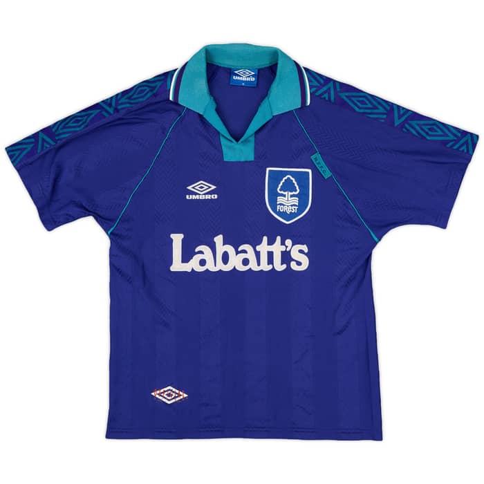 1993-95 Nottingham Forest Away Shirt Pearce #3 - 7/10 - (M)