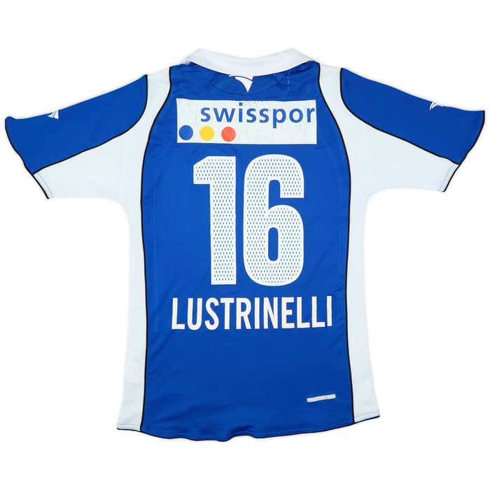 2007-08 FC Luzern Home Shirt Lustrinelli #16 - 7/10 - (S)