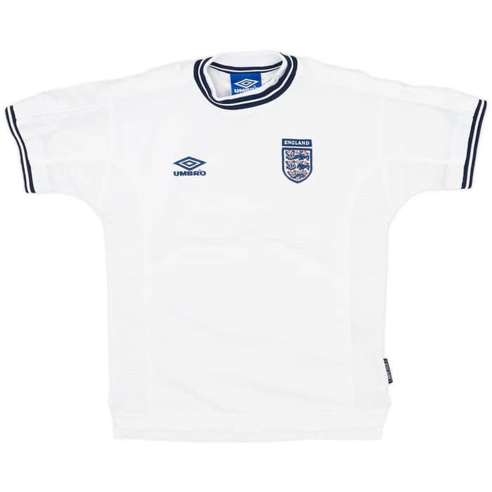 1999-01 England Home Shirt - 5/10 - (L.Boys)
