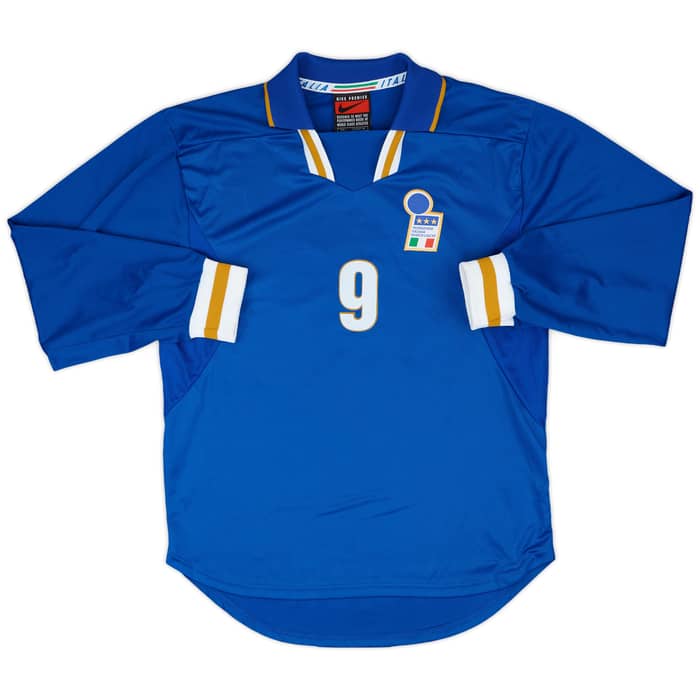 1996-97 Italy Match Issue Home L/S Shirt #9