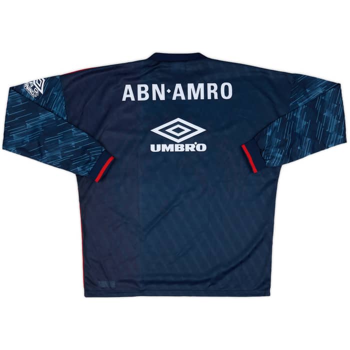 1995-96 Ajax Umbro Training L/S Shirt - 9/10 - (XL)