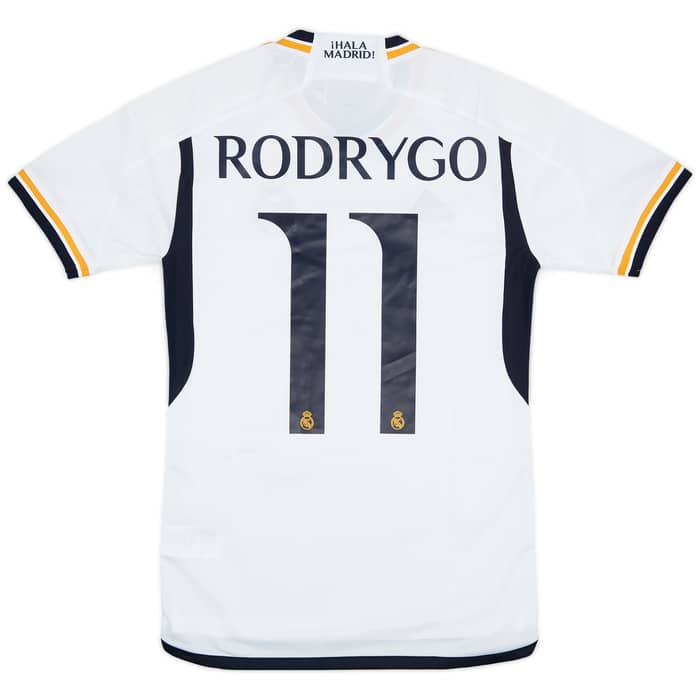 2023-24 Real Madrid Home Shirt Rodrygo #11 (XS)