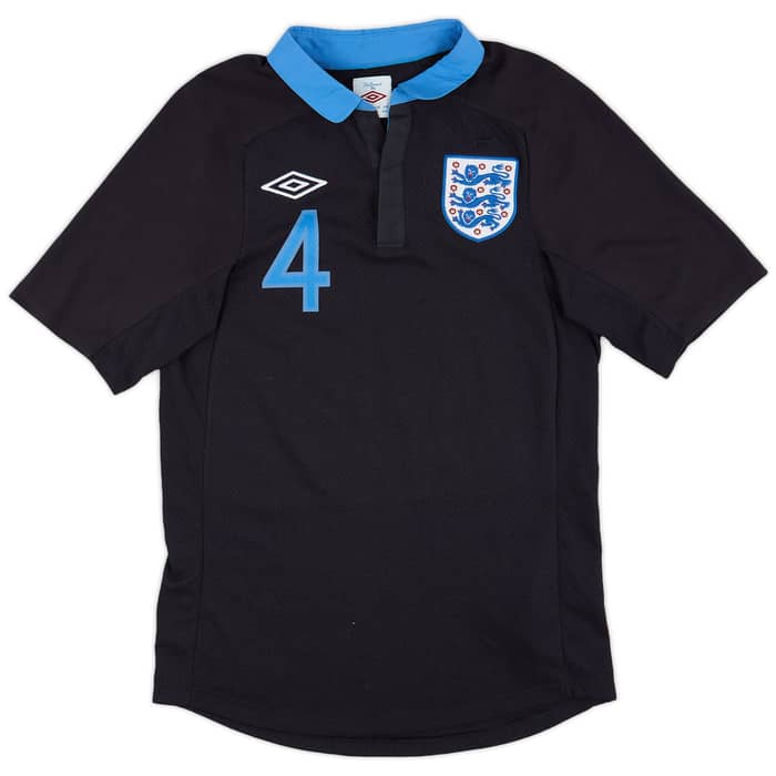 2011-12 England Away Shirt Gerrard #4 - 7/10 - (XS)