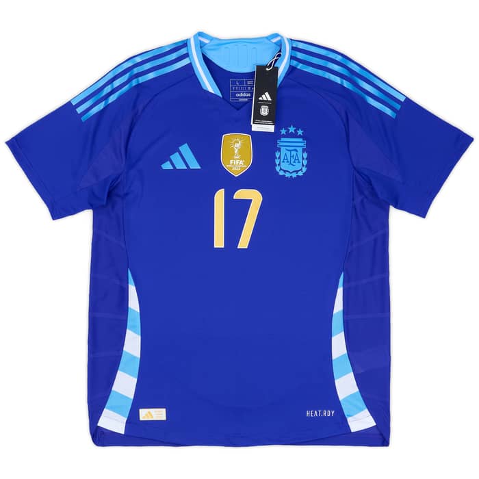 2024-25 Argentina Authentic Away Shirt Garnacho #17