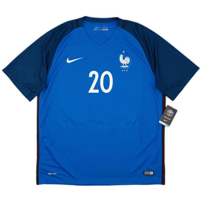 2016-17 France Home Shirt Mbappe #20 (XL)
