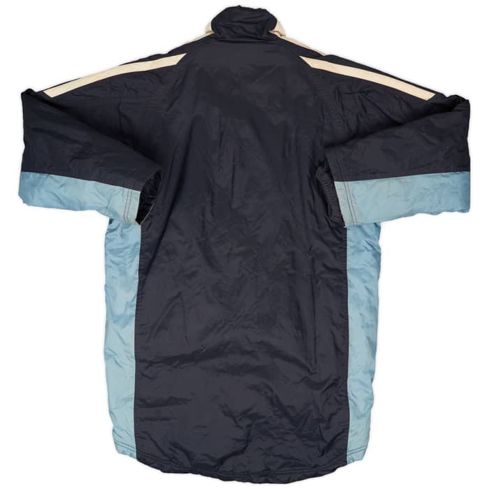 2004-05 Olympique Marseille adidas Padded Bench Coat - 6/10 - (XL.Boys)