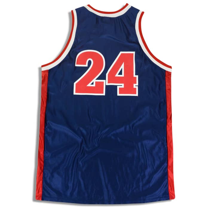 1990s Penn Quakers #24 Majestic Jersey (Away) L