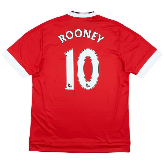 2015-16 Manchester United Home Shirt Rooney #10 (L)