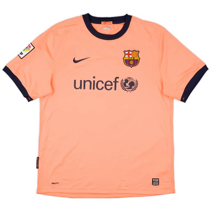 2009-10 Barcelona Away Shirt Messi #10 - 6/10 - (L)