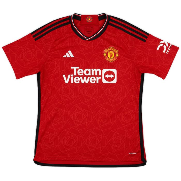 2023-24 Manchester United Home Shirt Mainoo #37 - 10/10 - (L)