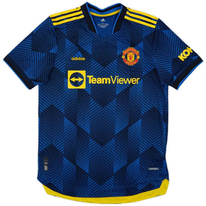 2021-22 Manchester United Authentic Third Shirt Martial #9 - 9/10 - (L)