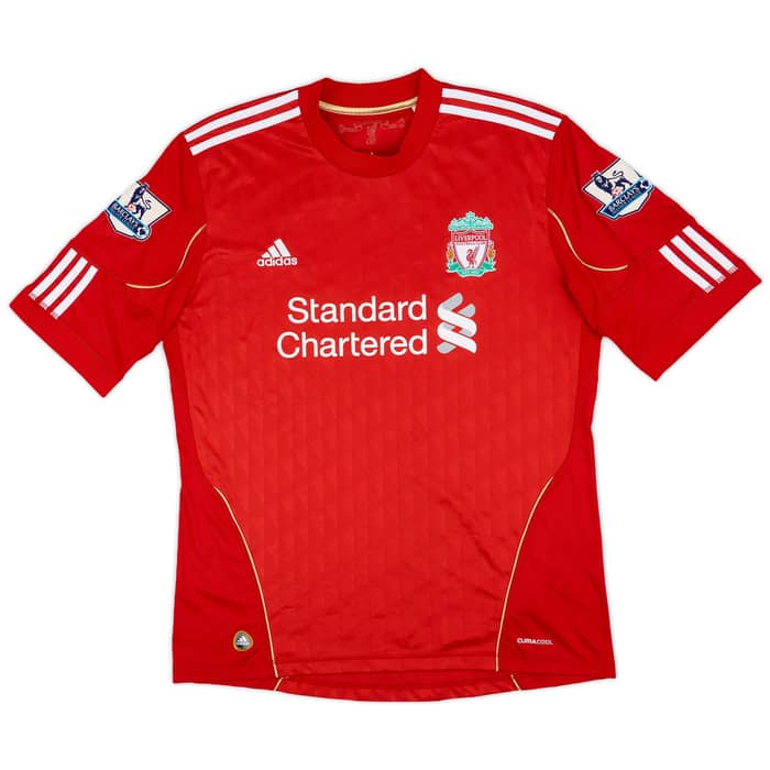 2010-12 Liverpool Home Shirt Cole #10 - 7/10 - (L)