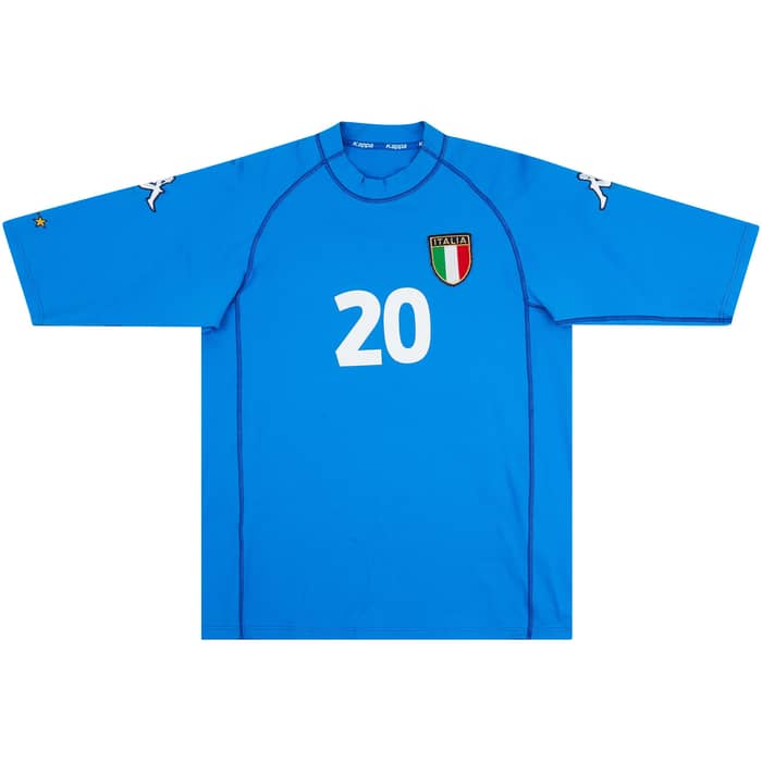 2000-01 Italy Home Shirt Totti #20