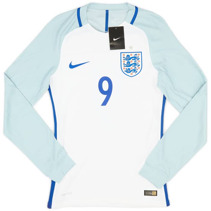 2016-17 England Player Issue Home L/S Shirt Kane #9 (S)